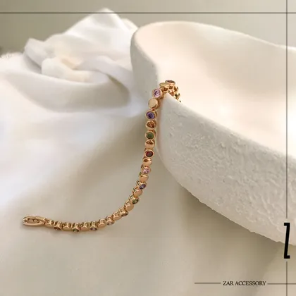 دستبند زنانه مولتی کالر