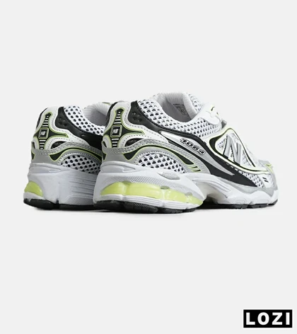 کفش کتانی مردانه و زنانه سفید مشکی لیمویی NEW BALANCE 1064 مدل 8153