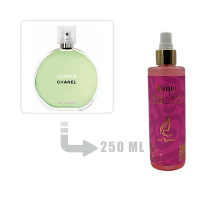 بادی اسپلش عطر ادکلن شنل چنس اوفرش سبز زنانه 250 میل Chanel Chance Eau Fraiche for Woman 250ml