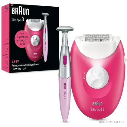 اپیلاتور و تریمر براون مدل BRAUN SE3-202