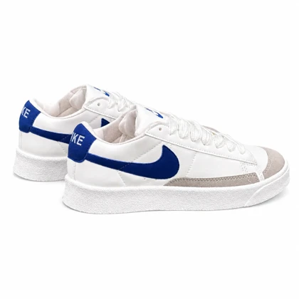 کتانی مردانه مدل رانینگ نایک بلیزر سفید آبی NIKE blazer