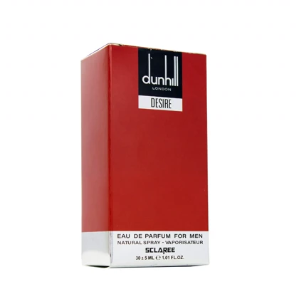 ادوپرفیوم مردانه اسکلاره Sclaree مدل دانهیل دیزایر رد Dunhill Desire red حجم 30 میل