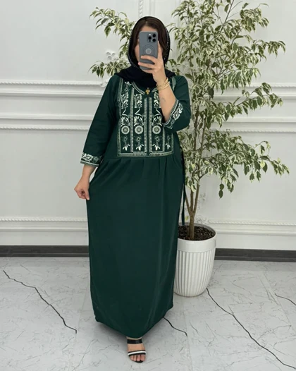پیراهن ساحلی لینن طرح الهه 1398