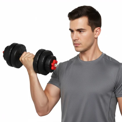 دمبل متغیر رادیس فیت از وزن 5 الی 20 کیلوگرم بسته 1 عددی