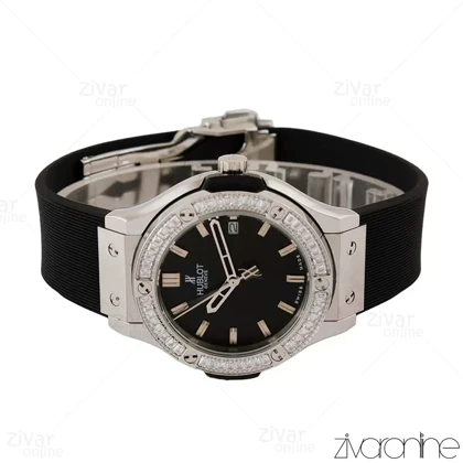 ساعت هابلوت زنانه کلاسیک فیوژن نگین‌دار 105127