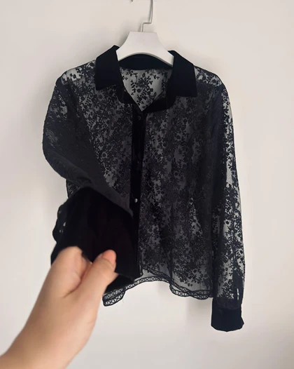 شومیز Lidia (مشکی)