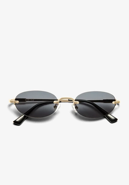 عینک آفتابی دی فرانکلین مدل D.franklin Smith Oval Gold / Black