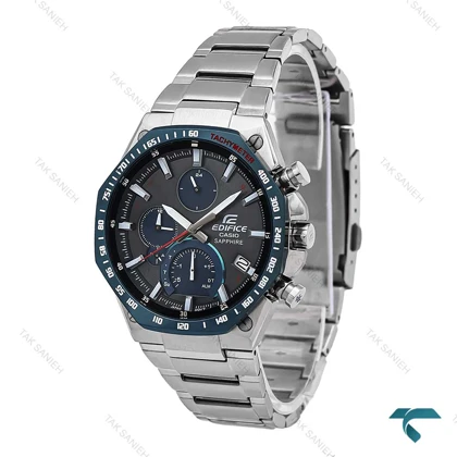 ساعت کاسیو ادیفایس EQB-1100 مردانه نقره ای صفحه دودی Casio-6671-G