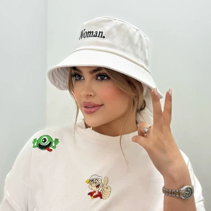 کلاه باکت گلدوزی woman