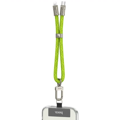کابل تایپ سی به لایتنینگ بند مچی هوکو HOCO مدل GH5 توان 20 وات 21cm