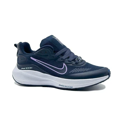 کفش و کتانی اسپرت مردانه و زنانه مدل نایک زوم NIKE_ZOOM رنگ سرمه ای یاسی کد 41867