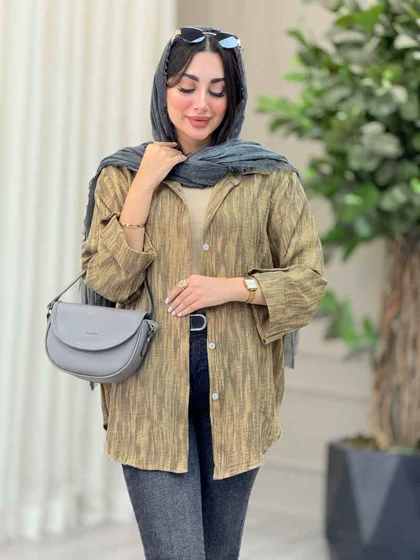 شومیز آستین پاگن ژاله