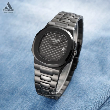 ساعت پتک فیلیپ مشکی Patek Philippe Nautilus Black2