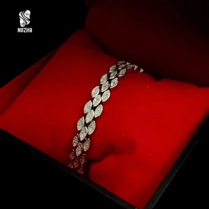 دستبندنقره زنانه کدdnz2021