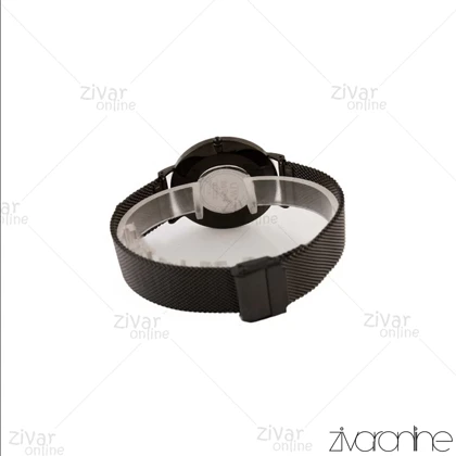 ساعت دنیل ولینگتون مردانه مشکی بند حصیری صفحه طرح دار 106826