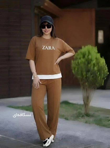 ست تیشرت و شلوار زنانه مدل wcs024