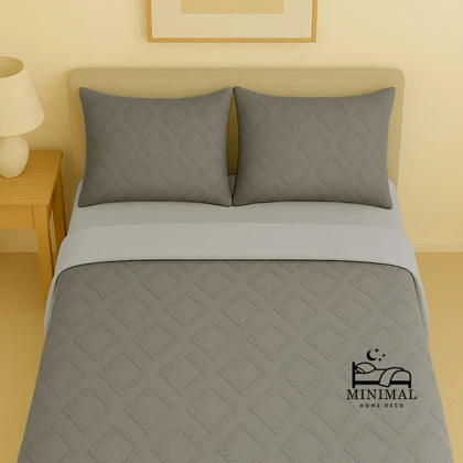 سرویس روتختی کاوری مینیمال طرح برجسته لوزی ریز