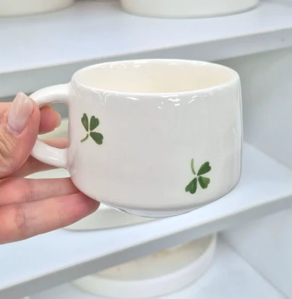 ست چای خوری دو نفره سینی مربع طرح گیشنیز