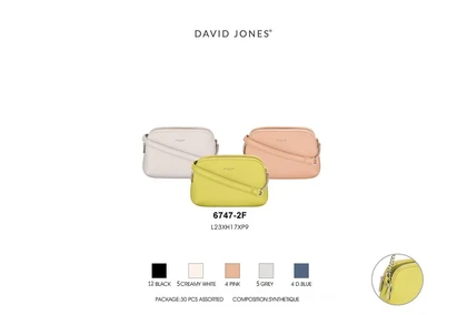 کیف دوشی مدل David Jones 6747-2f