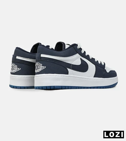 کفش کتانی مردانه و زنانه سفید سرمه ای NIKE AIR JORDAN مدل 8495