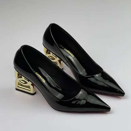 کفش پاشنه‌بلند جلو بسته D&G