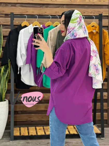 مانتو لینن آستین گت