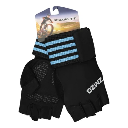 دستکش و مچبند بدنسازی زنانه زد ام زد کیو مدل ZMZQ-404K1208 آبی