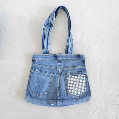 کیف جین اسپورت ساده کد 8014