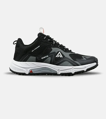 کفش کتانی مشکی طوسی مردانه و زنانه HUMTTO مدل 7744