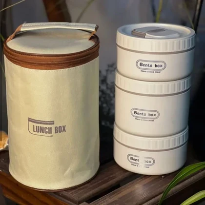 ظرف غذا 3 تکه استیل / PR27