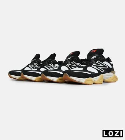 کفش کتانی مردانه و زنانه مشکی سفید خردلی NEW BALANCE 9060