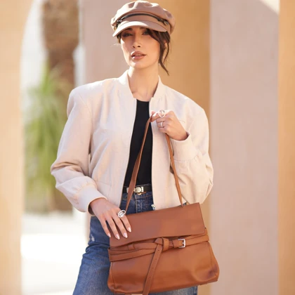 کیف چرم کمربندی 50126