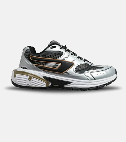 کفش کتانی مردانه نقره ای خاکستری مشکی DIESEL S-SERENDIPITY SPORT مدل 5815