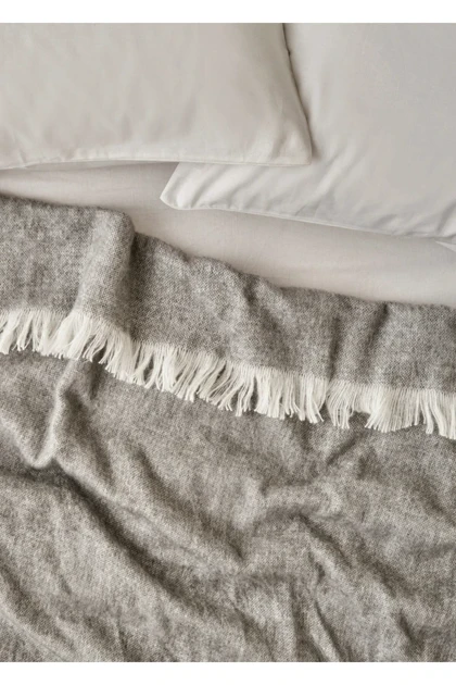 پتو دو نفره Bella Maison مدل Cozy اکریلیک - طوسی