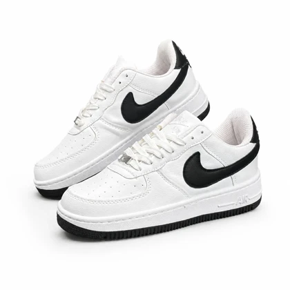 کفش کتانی مردانه مدل نایک ایرفورس سفید مشکی Nike air force