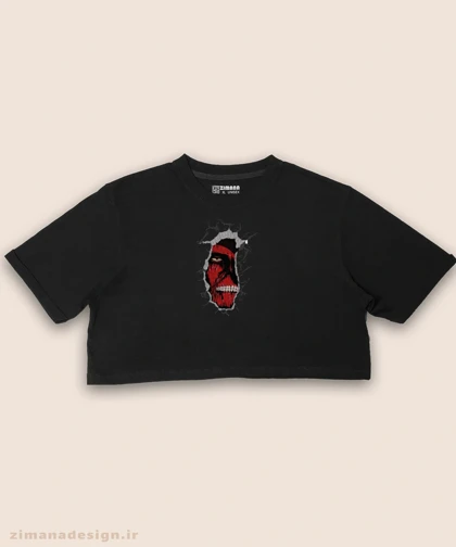 کراپ زنانه طرح اتک آن تایتان 927