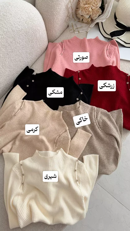 بلوز بافت سرشانه دانتل 3596
