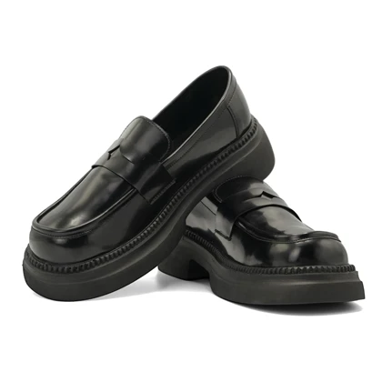 کفش ونس زنانه مدل Loafer - 0215 _ Black