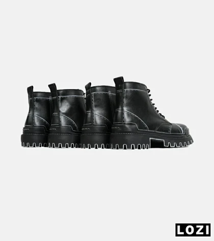 بوت مردانه مشکی BALENCIAGA Sketch مدل 6862