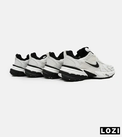 کفش کتانی بزرگ پا سفید مشکی Nike Cushlon V2K مدل 8534