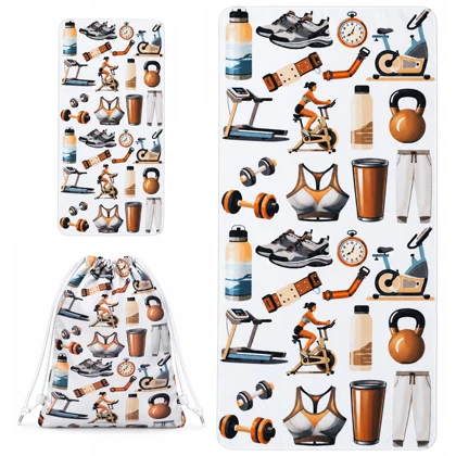 ست شوزبگ و حوله ورزشی سه تکه مدل Romy-405F01332