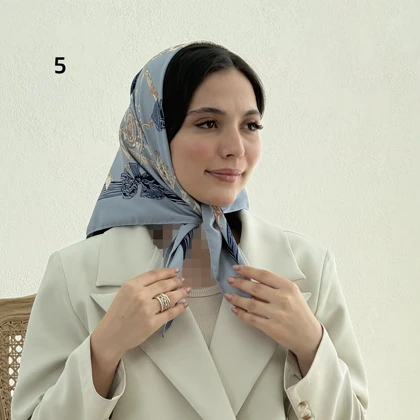 مینی اسکارف زنانه طرح زنجیری | آی بولک