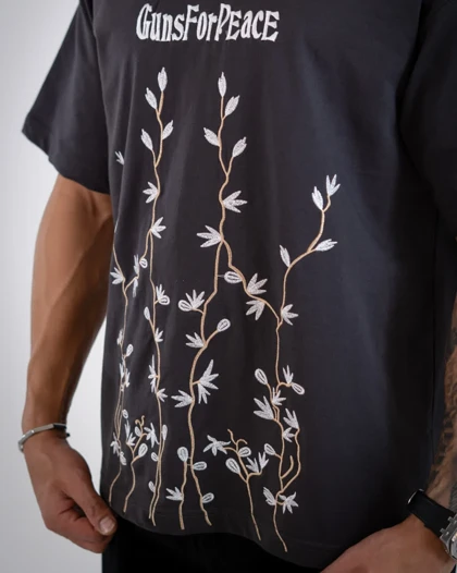 تیشرت مردانه وارداتی گلدوزی_کد4256