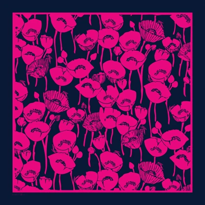 روسری ابریشم توییل گلباران