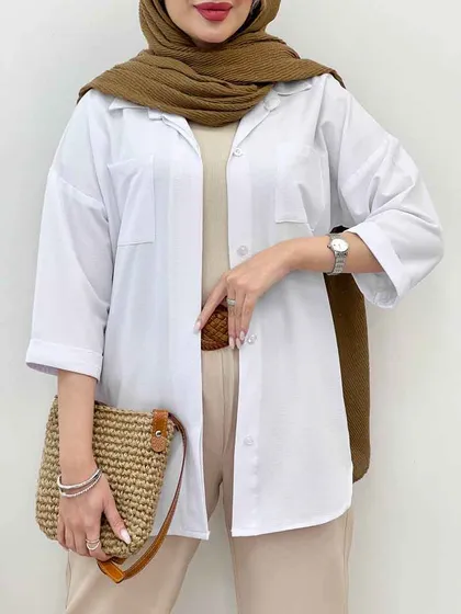 شومیز پشت دکمه لیان