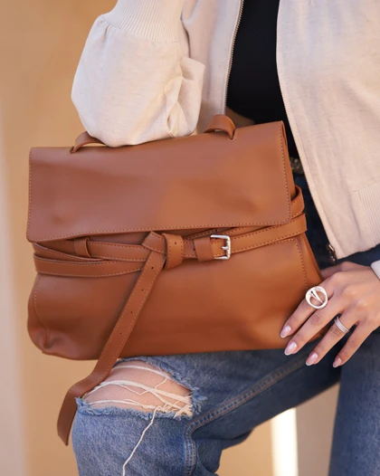 کیف چرم کمربندی 50126