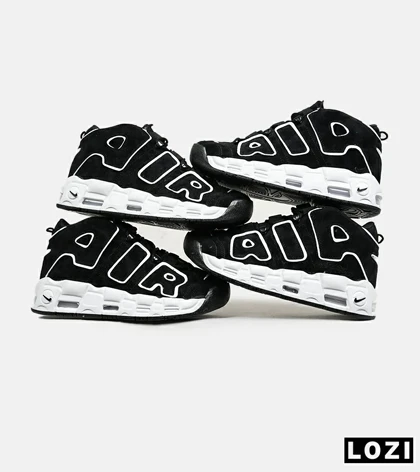 کفش کتانی مردانه و زنانه مشکی سفید NIKE Air More Uptempo '96