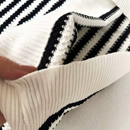 بلوز بافت مجلسی دخترانه آستین توری