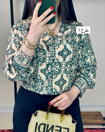 تونیک طرح‌دار پایین حاشیه