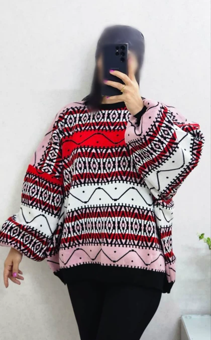 بافت ژاکارد انتضاعی مزونی کد 40137